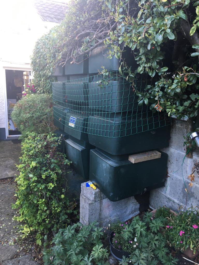 Tank sagging on unsuitable block piers