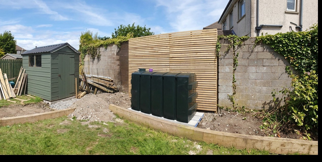Single skin oil tanks supplied and installed by OilTank.ie